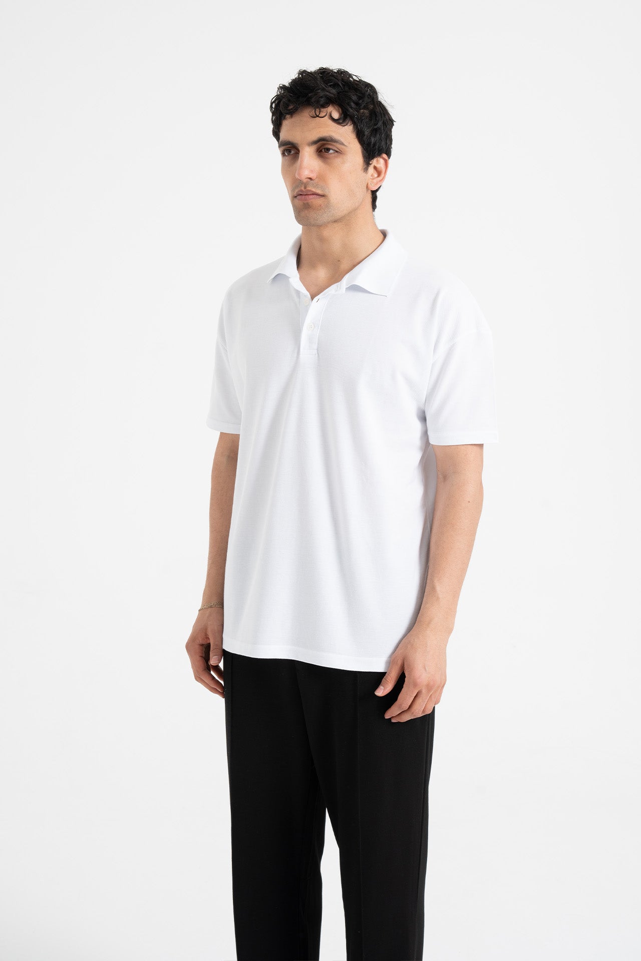 Basic Rahat Kalıp Polo Yaka Tişört