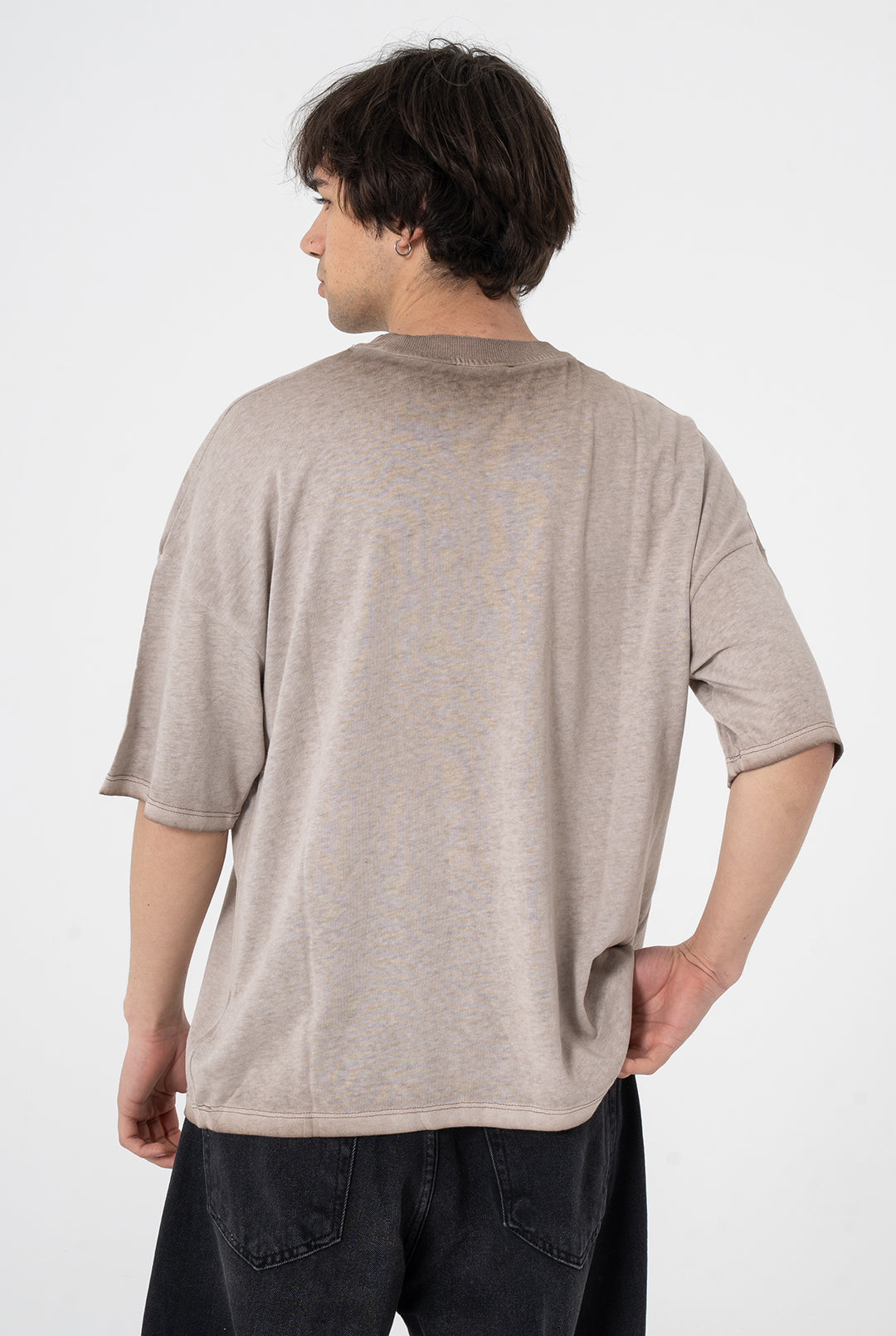 Oversize Waste Away Baskılı Tişört