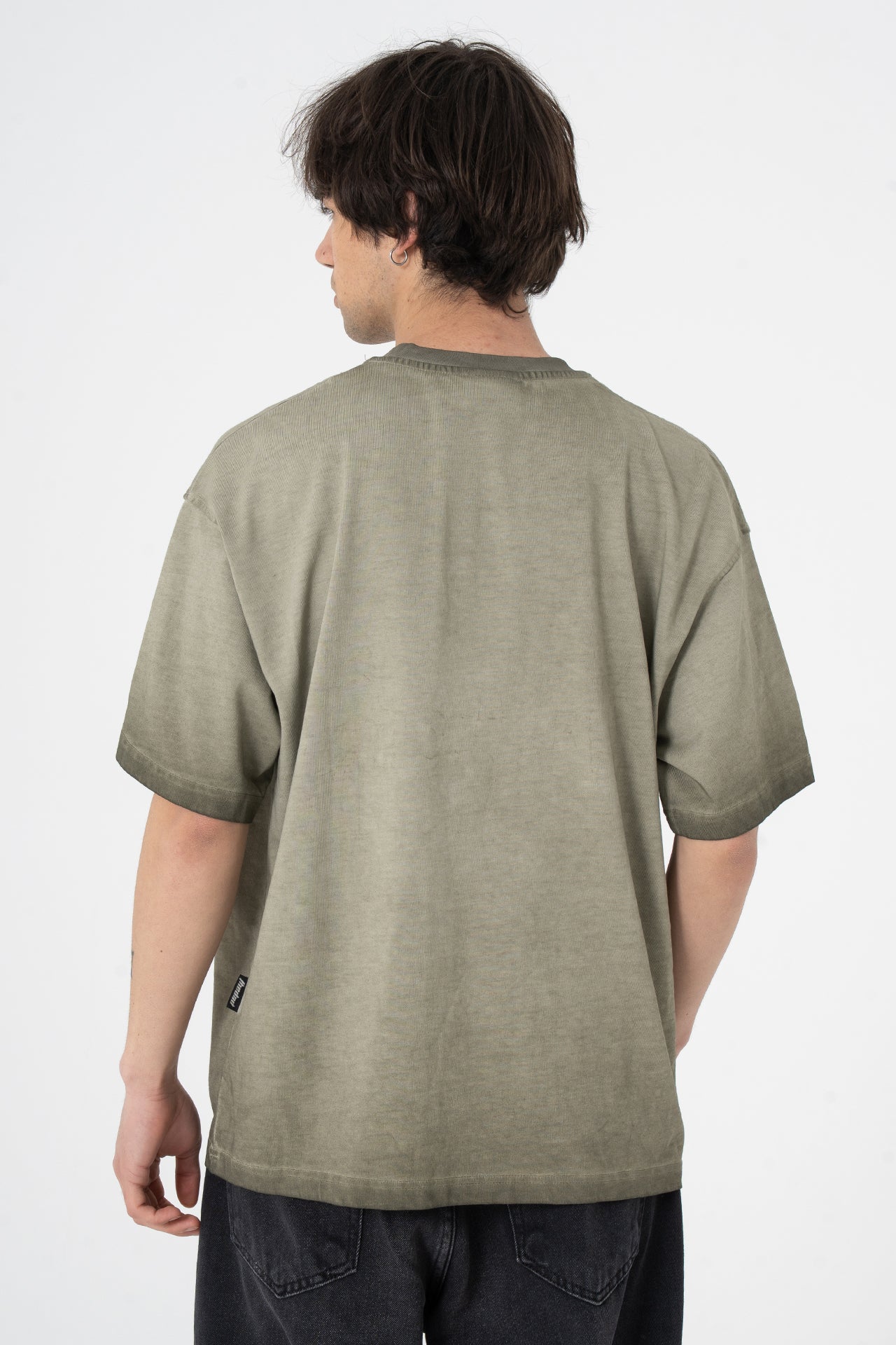 Wild & Free Kabartma Baskılı Premium Oversize Tişört