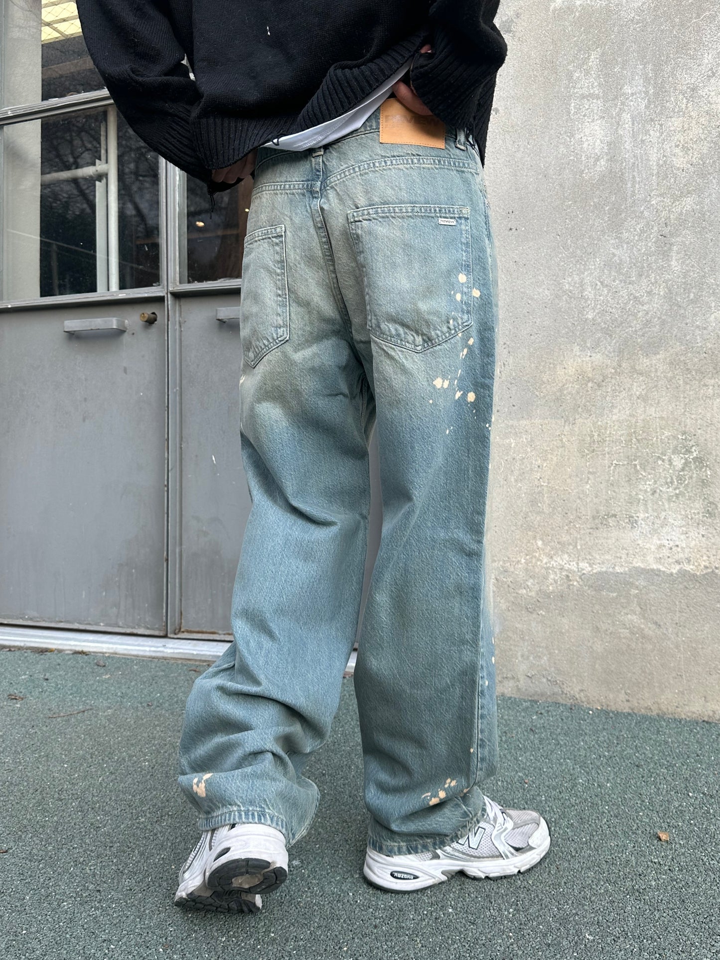 RW Premium Detay Baskılı Baggy Jean