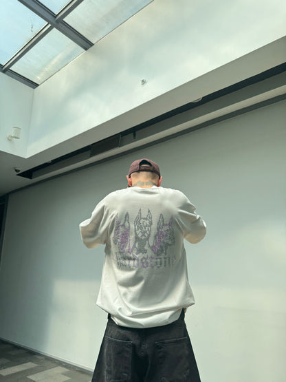 Hrdst taş detay oversize tişört