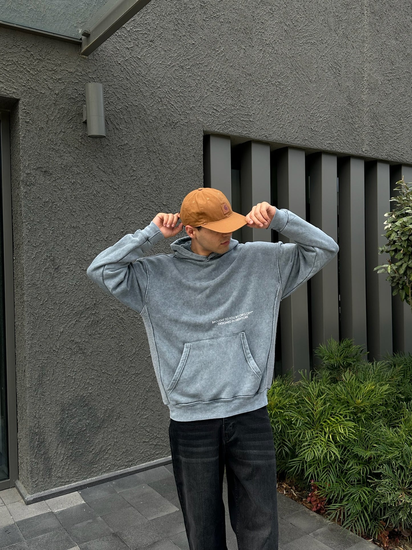 Premium Orginal Baskılı Parça Boya Detay Oversize Hoodie