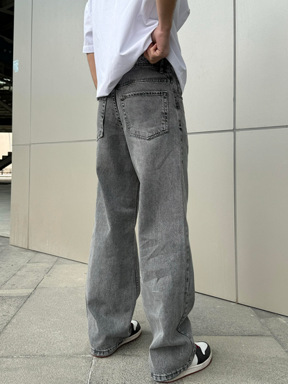 Premium Antrasit Baggy Jean