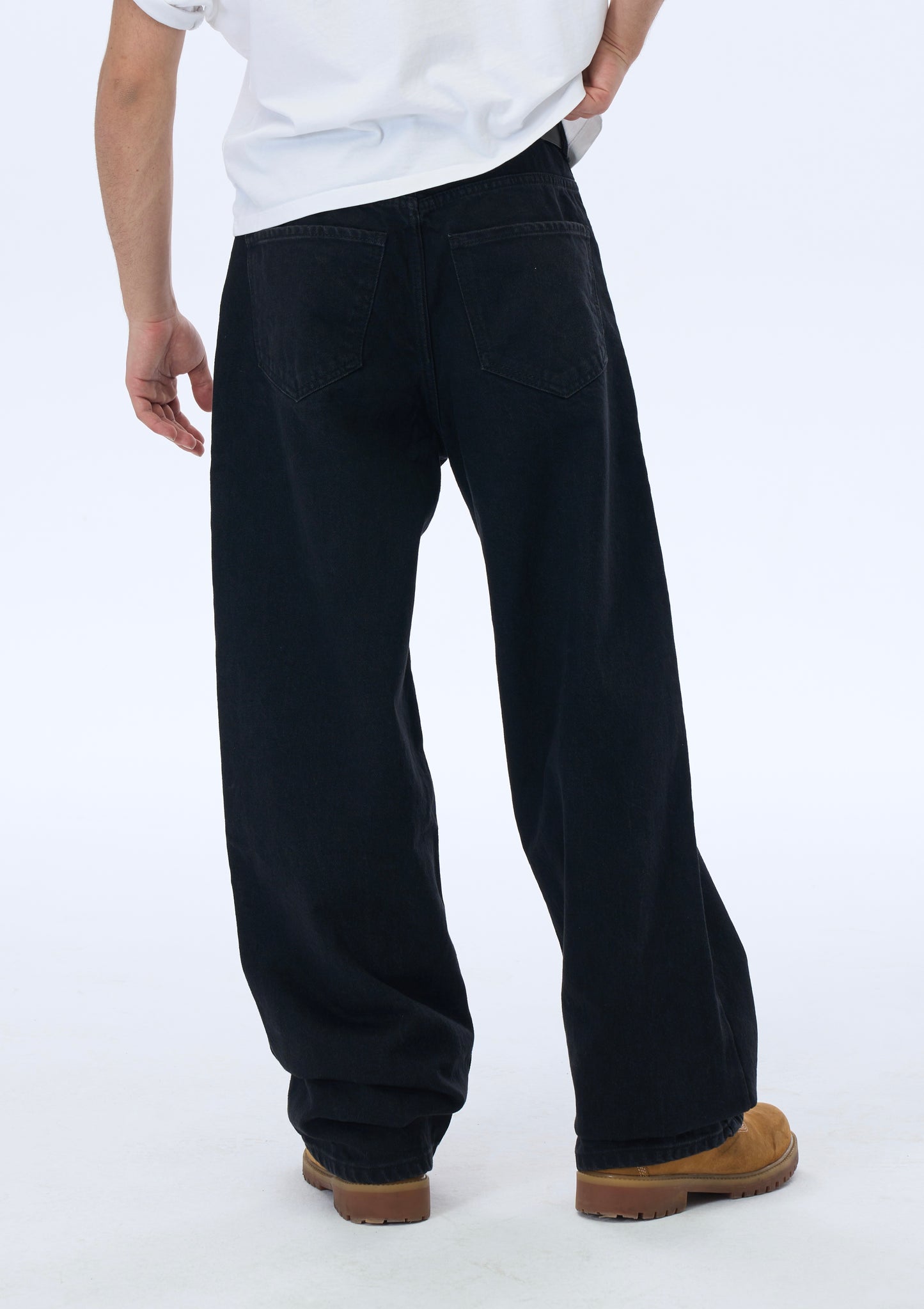 Ate Studios Düz Siyah Baggy Pantolon