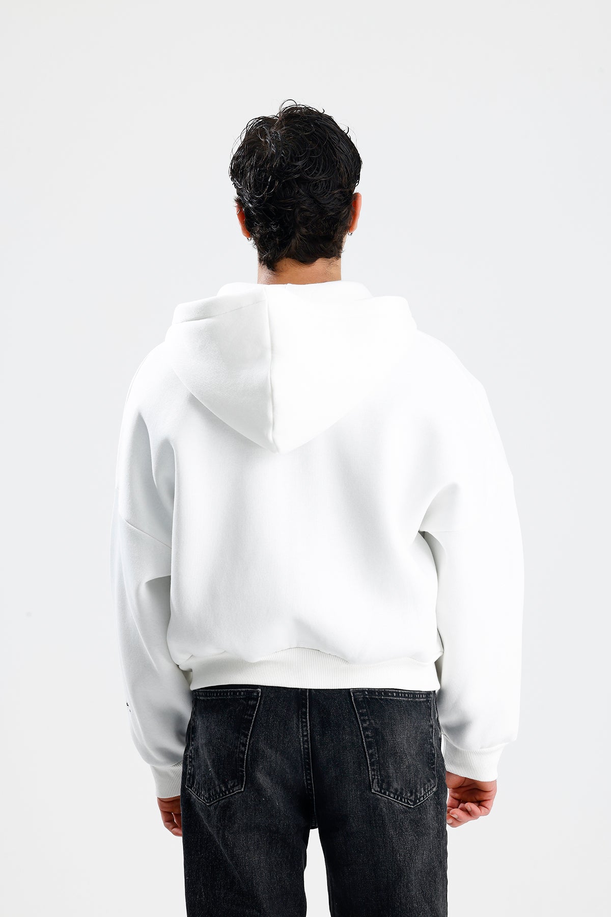 ATE STUDIOS Nakışlı Premium Oversize Zip Hoodie