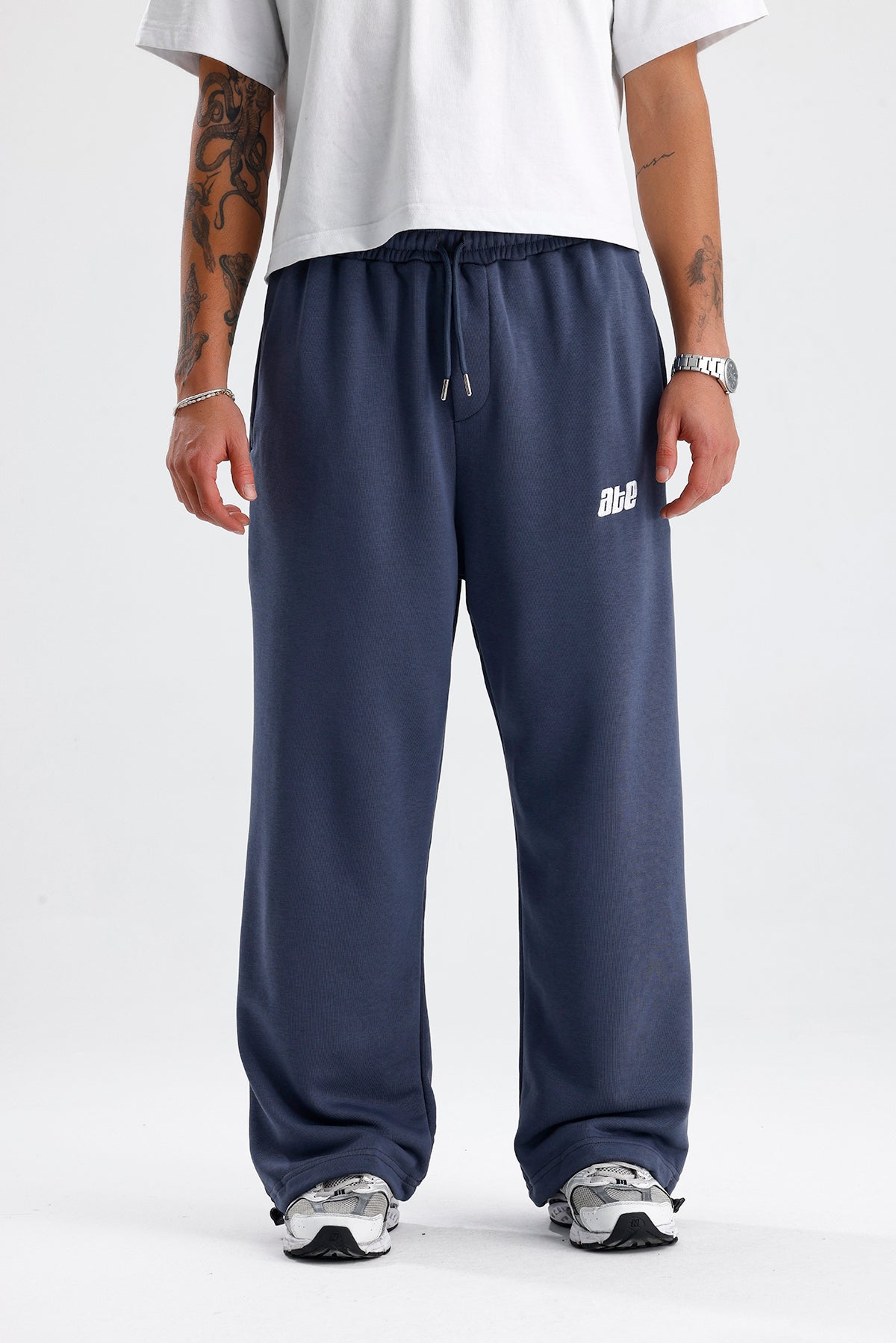 Mevsimlik ATE Nakış Premium Ayarlanabilir Paça Oversize Eşofman Altı