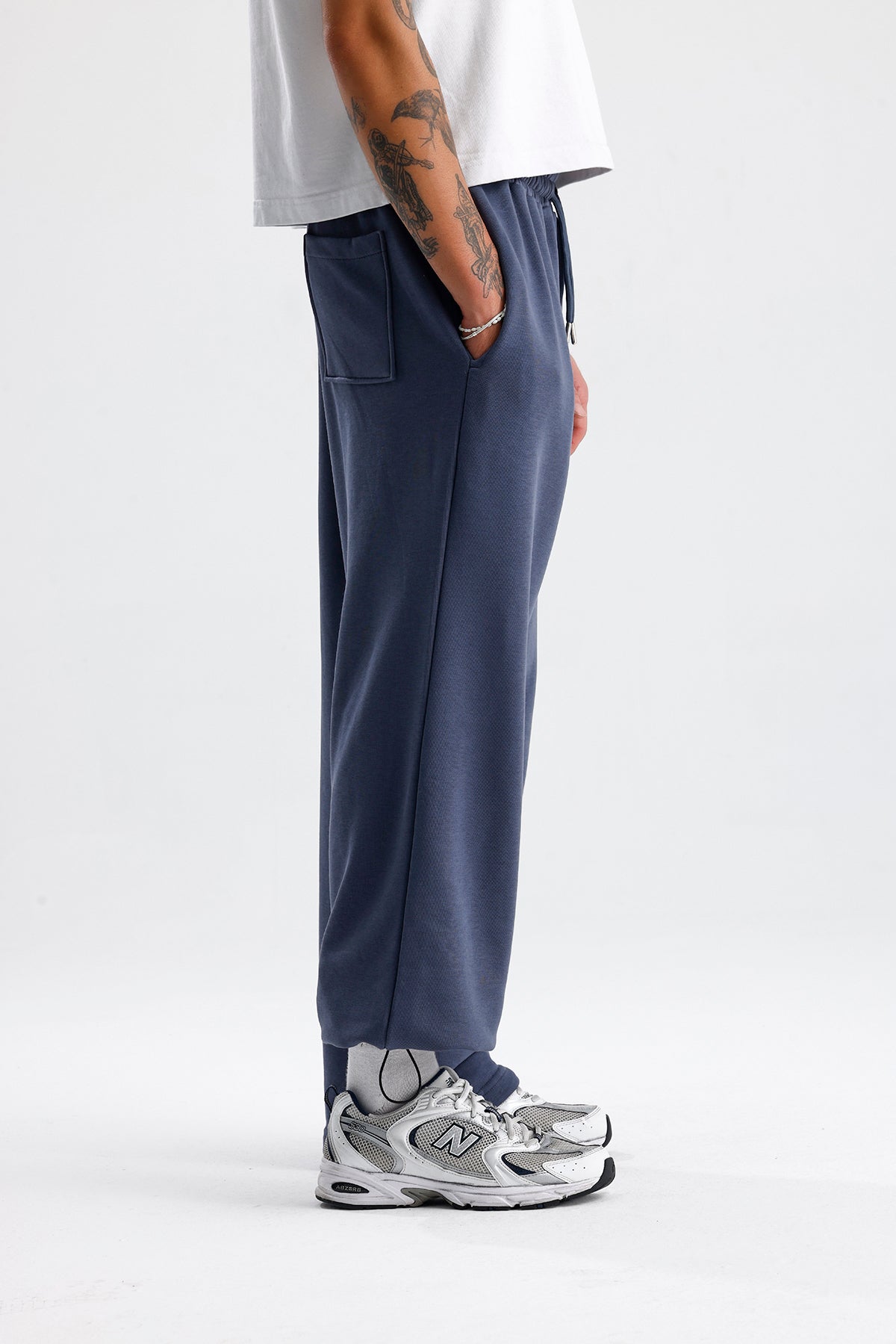 Mevsimlik ATE Nakış Premium Ayarlanabilir Paça Oversize Eşofman Altı