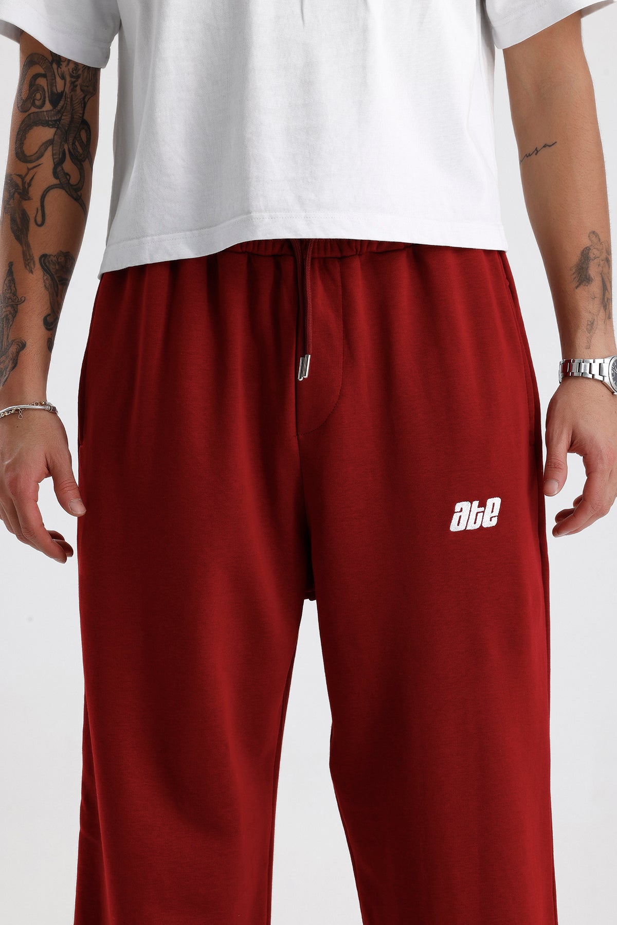 Mevsimlik ATE Nakış Premium Ayarlanabilir Paça Oversize Eşofman Altı