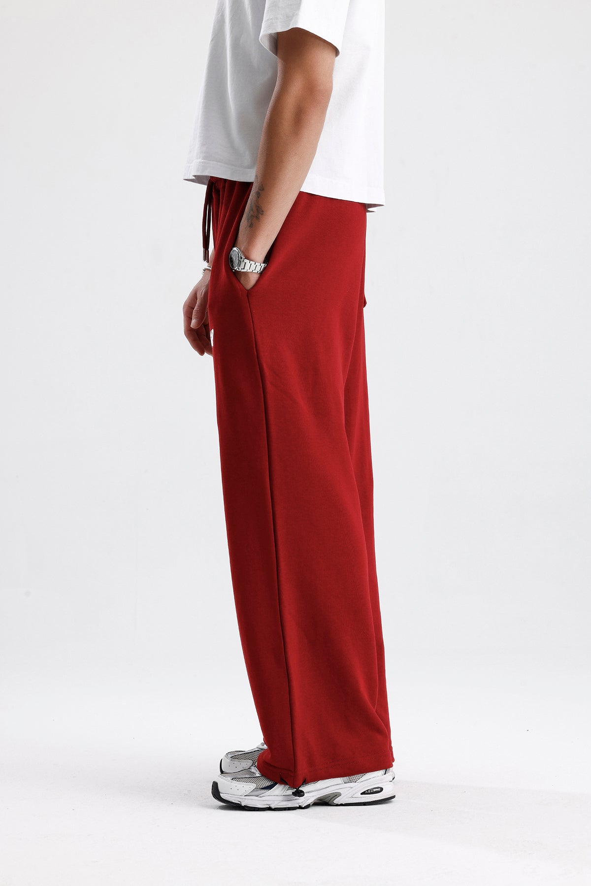 Mevsimlik ATE Nakış Premium Ayarlanabilir Paça Oversize Eşofman Altı