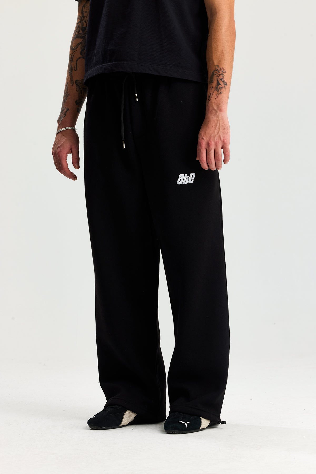 Kışlık ATE Nakış Premium Ayarlanabilir Paça Oversize Eşofman Altı