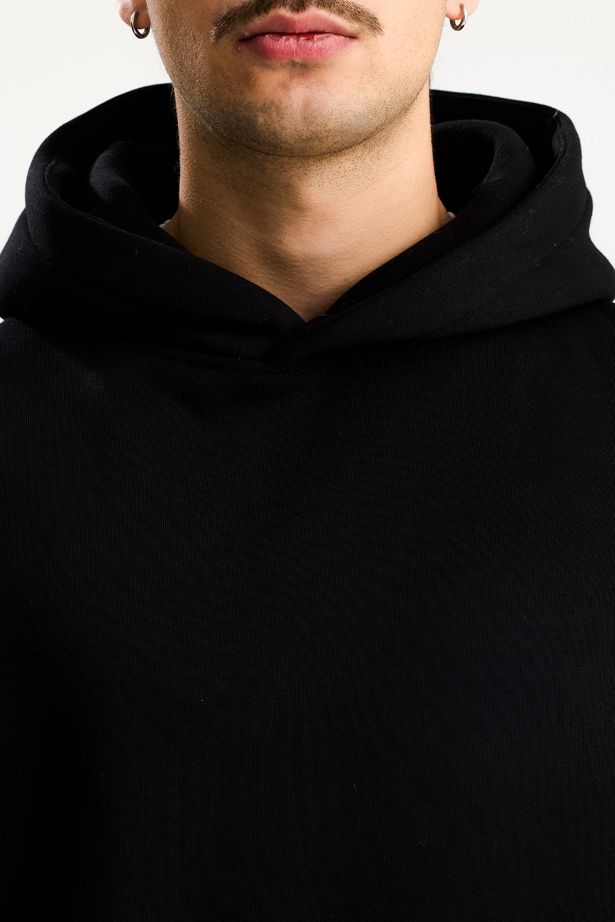 Basic Kapüşonlu Oversize Sweatshirt