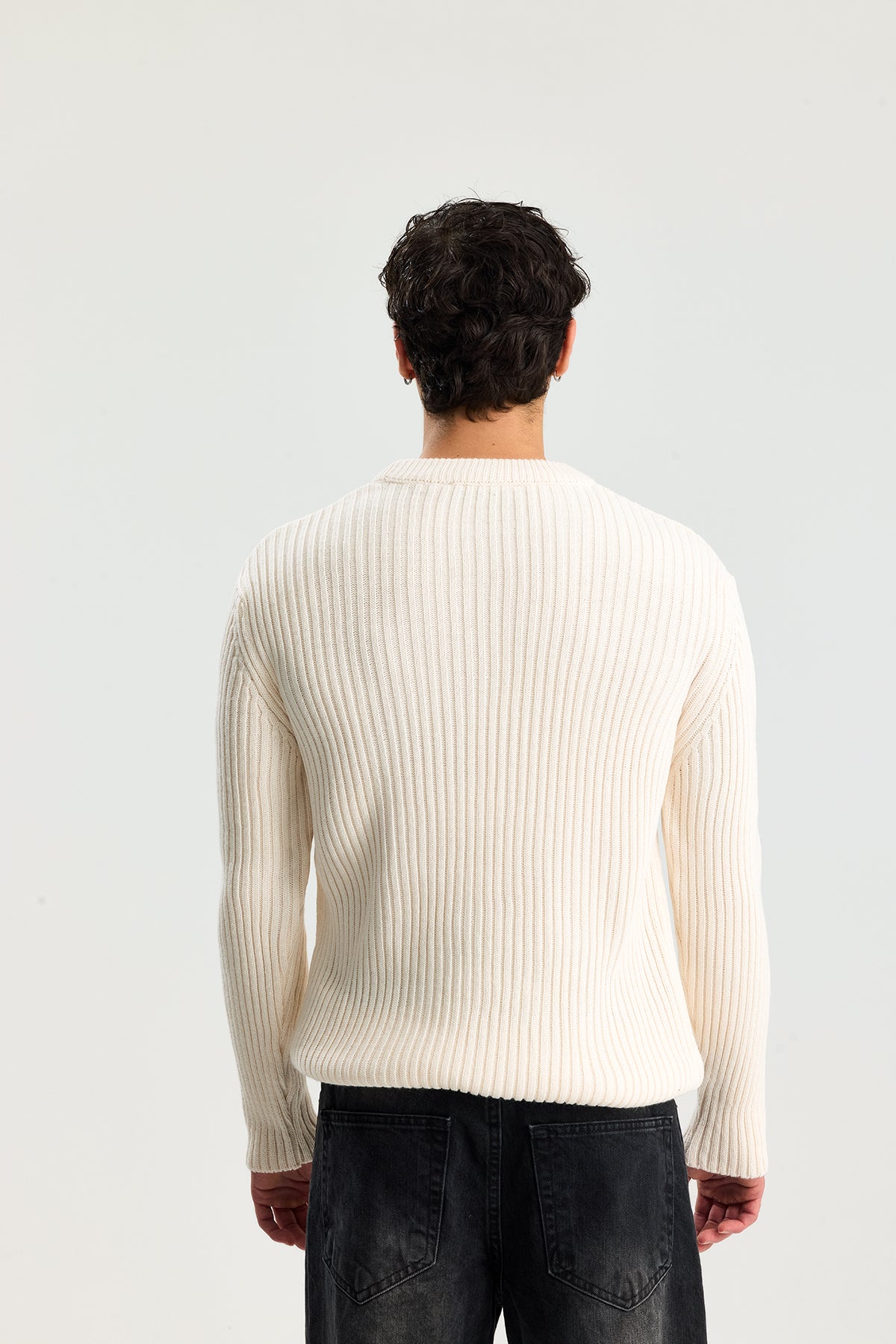 Comfort Fit Selanik Örgü Kazak