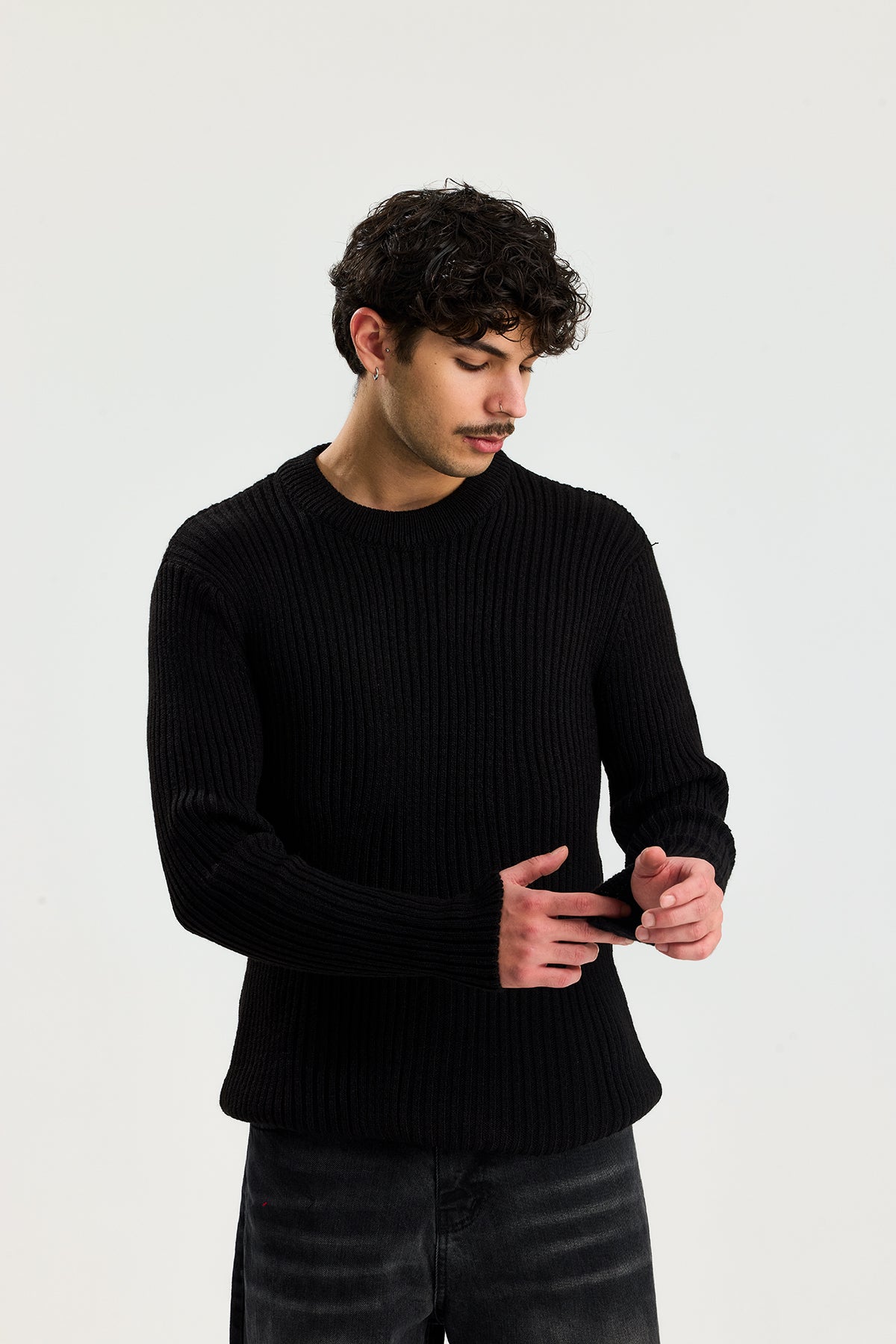 Comfort Fit Selanik Örgü Kazak