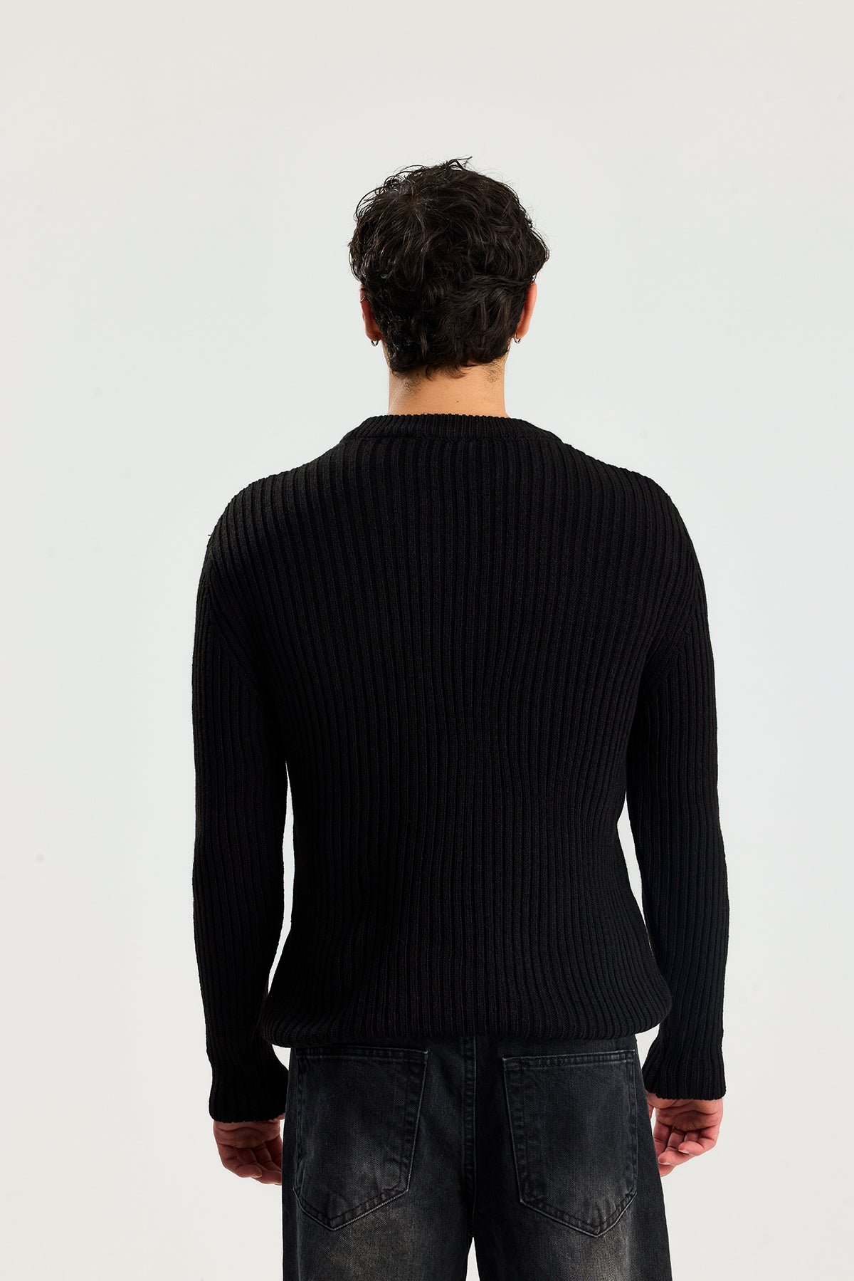 Comfort Fit Selanik Örgü Kazak