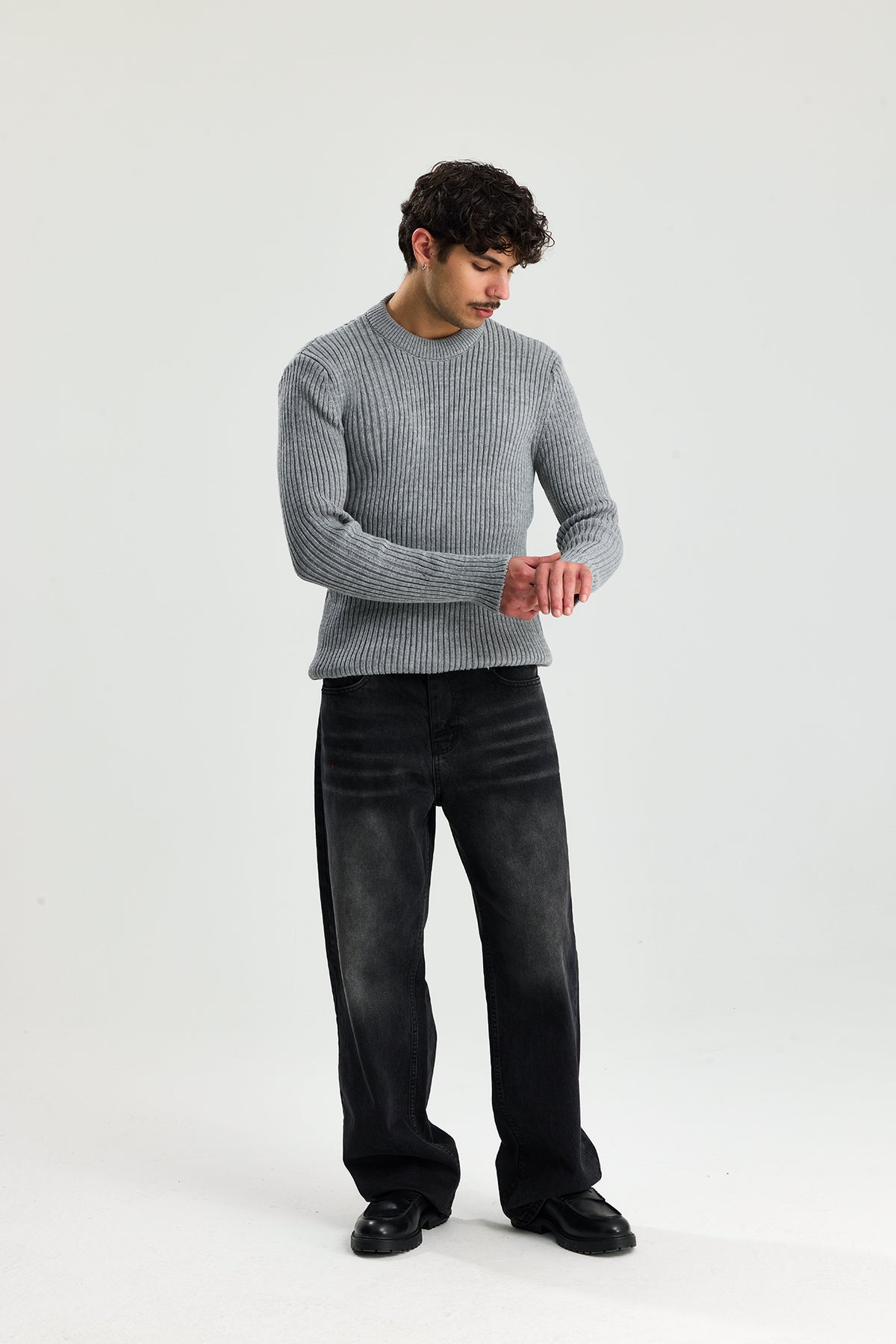 Comfort Fit Selanik Örgü Kazak