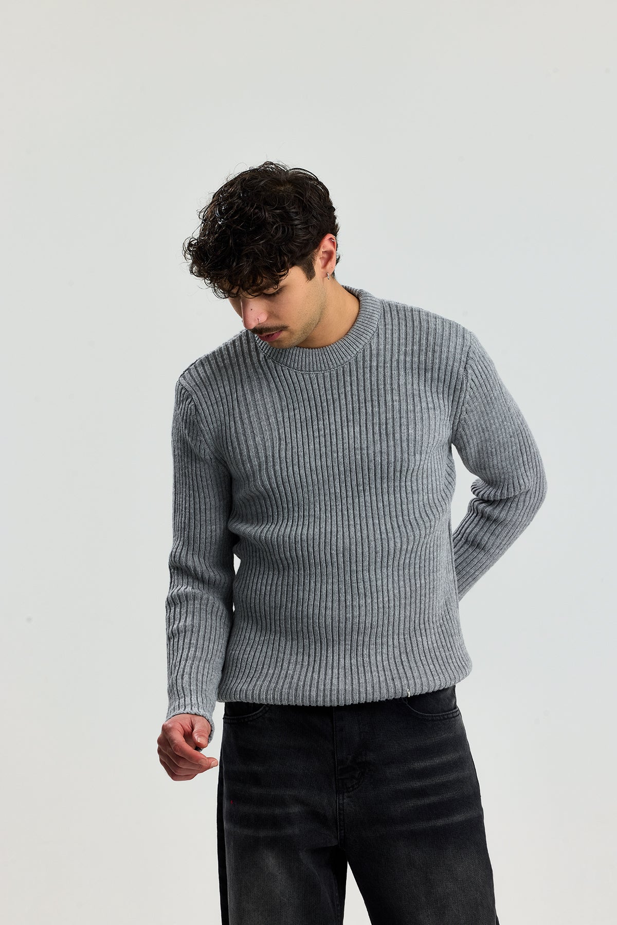 Comfort Fit Selanik Örgü Kazak