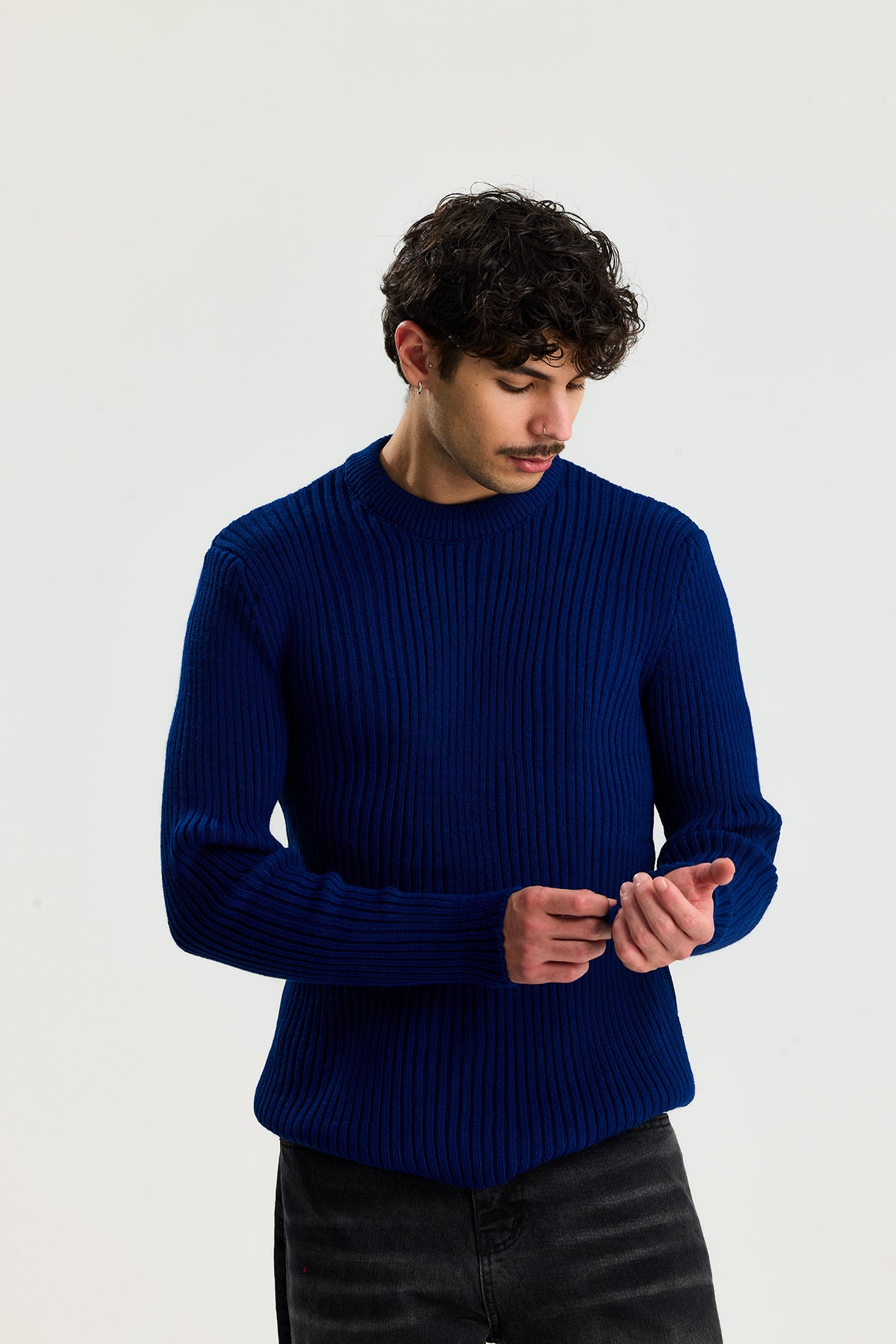 Comfort Fit Selanik Örgü Kazak