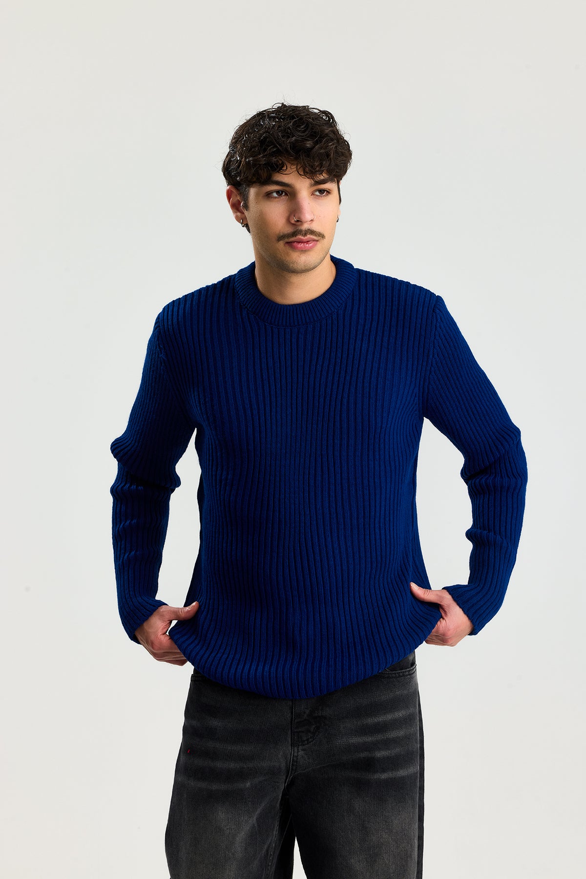 Comfort Fit Selanik Örgü Kazak