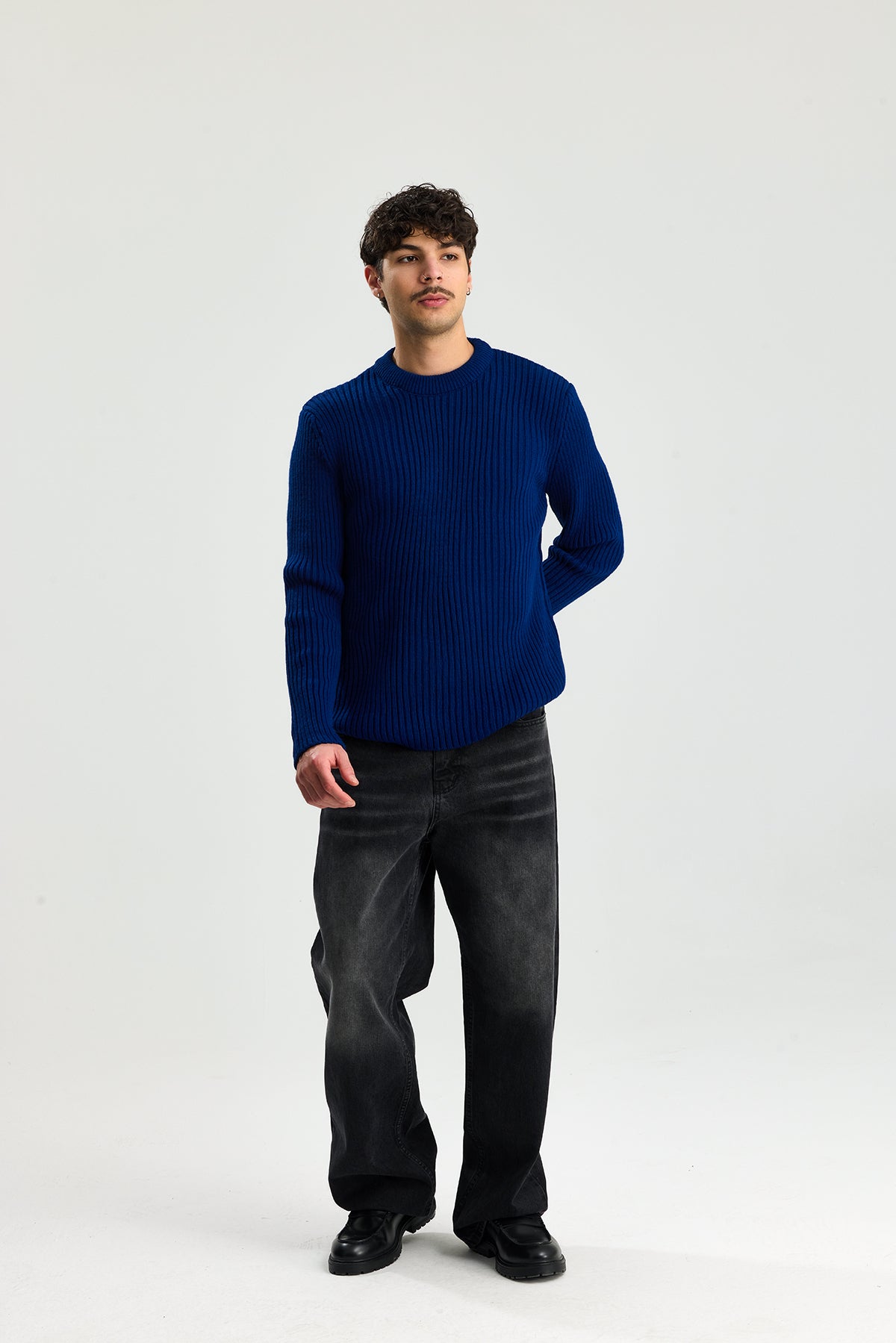 Comfort Fit Selanik Örgü Kazak