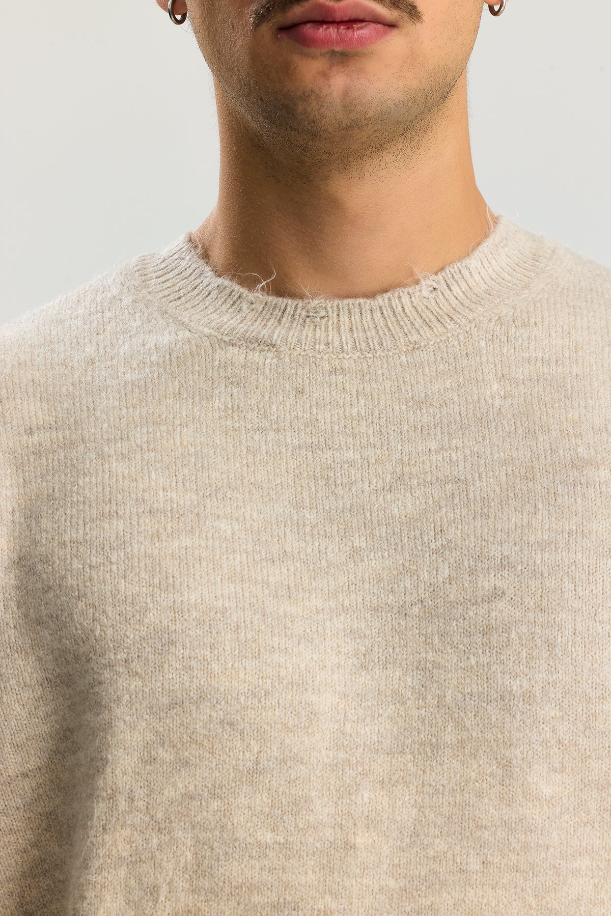 Kırçıllı Relaxed Fit Kazak