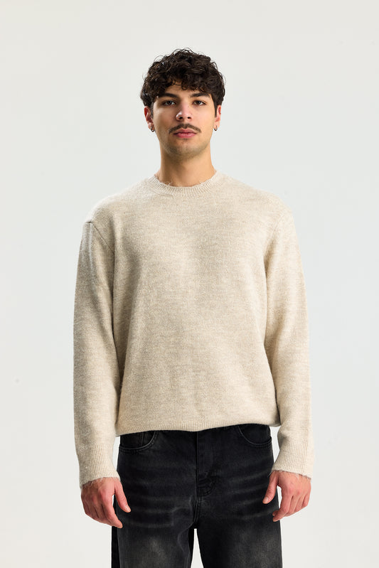 Kırçıllı Relaxed Fit Kazak