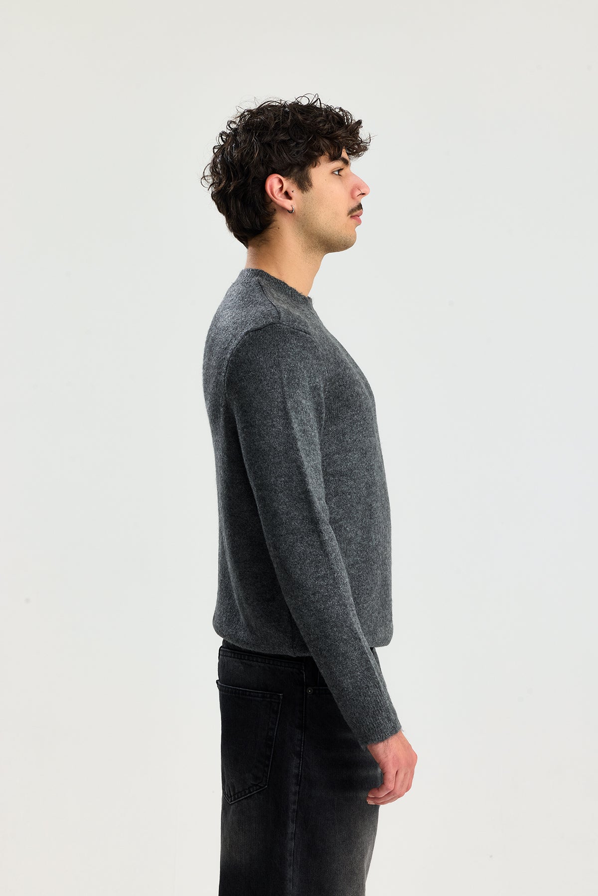 Kırçıllı Relaxed Fit Kazak