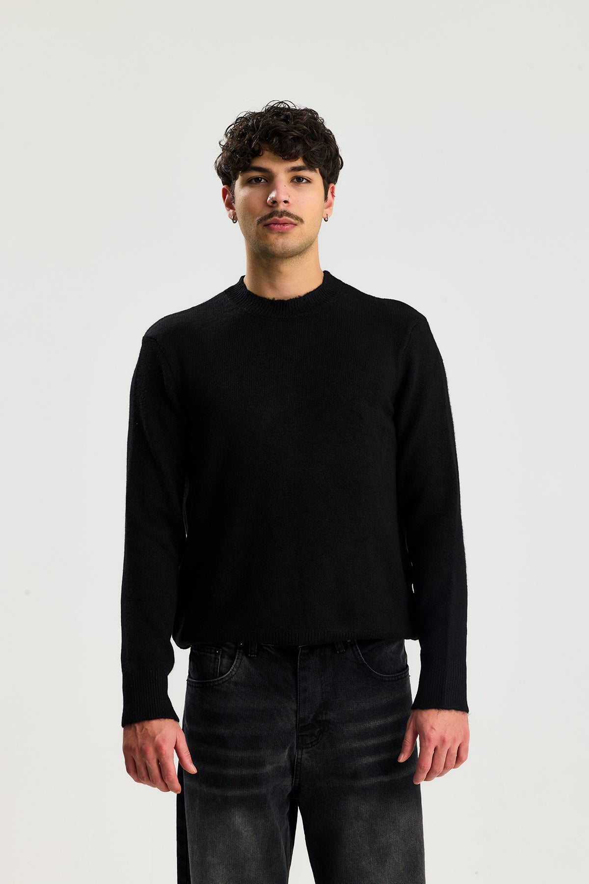 Kırçıllı Relaxed Fit Kazak