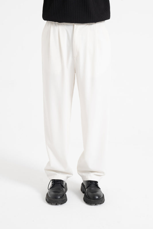 Baggy Fit Pileli Kumaş Pantolon