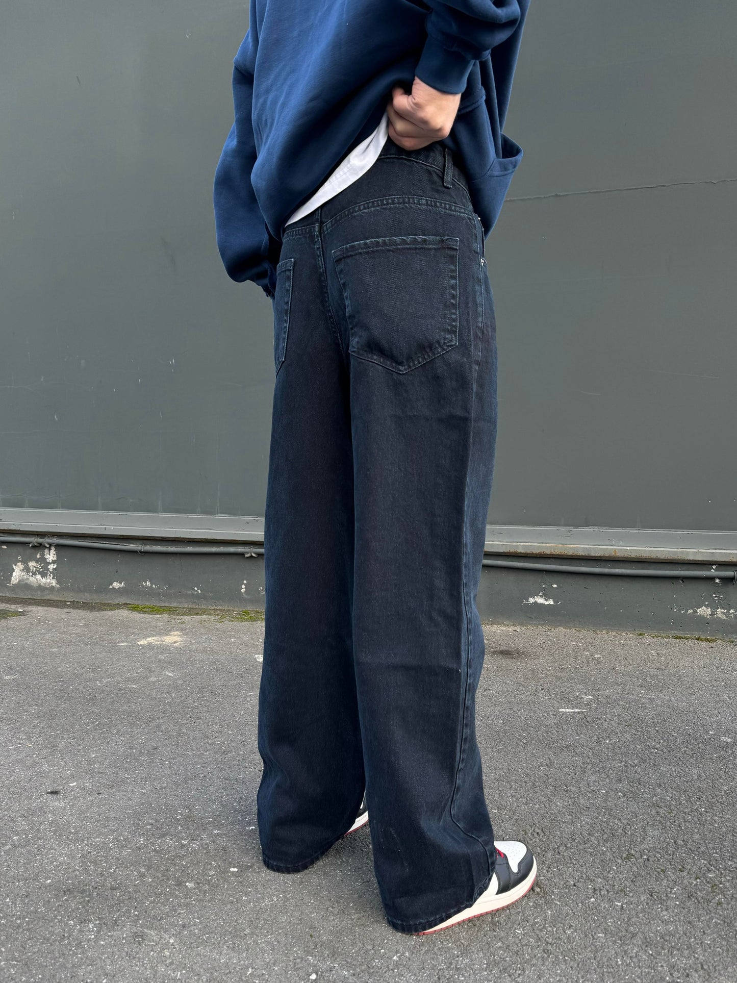 GG Basic Lacivert Baggy Pants