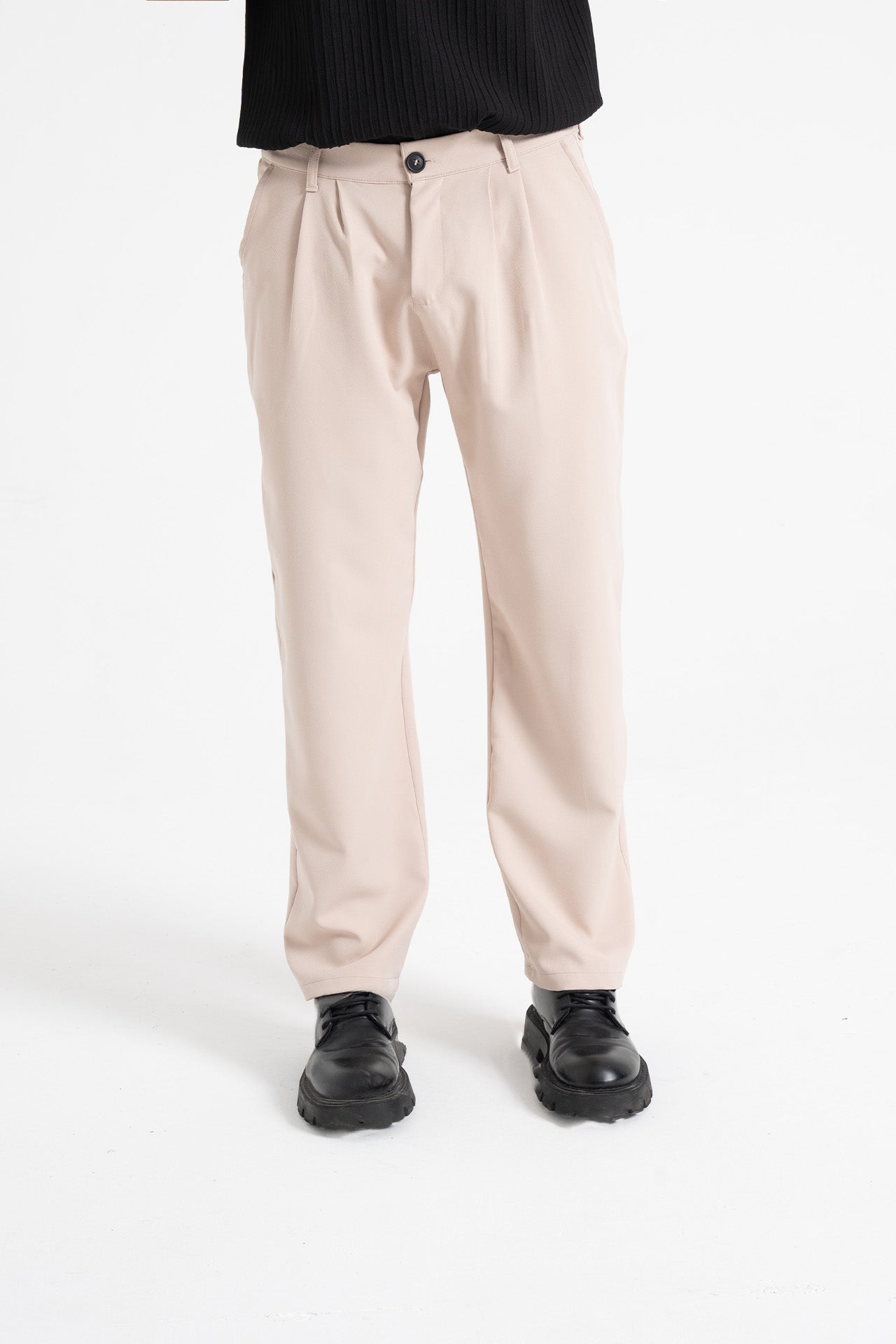 Relaxed Fit Pileli Kumaş Pantolon