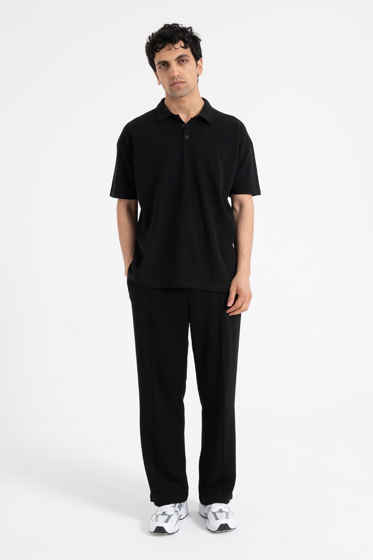 Basic Rahat Kalıp Polo Yaka Tişört