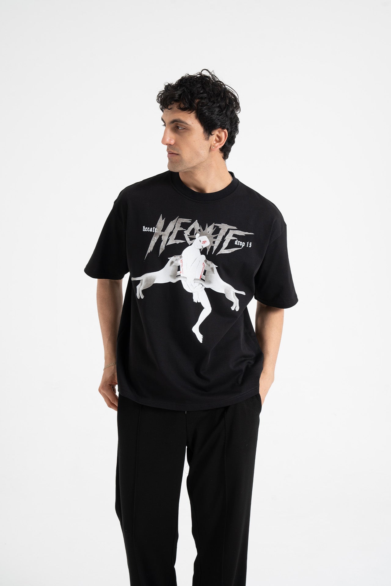 HECATE Premium Baskı Oversize Tişört