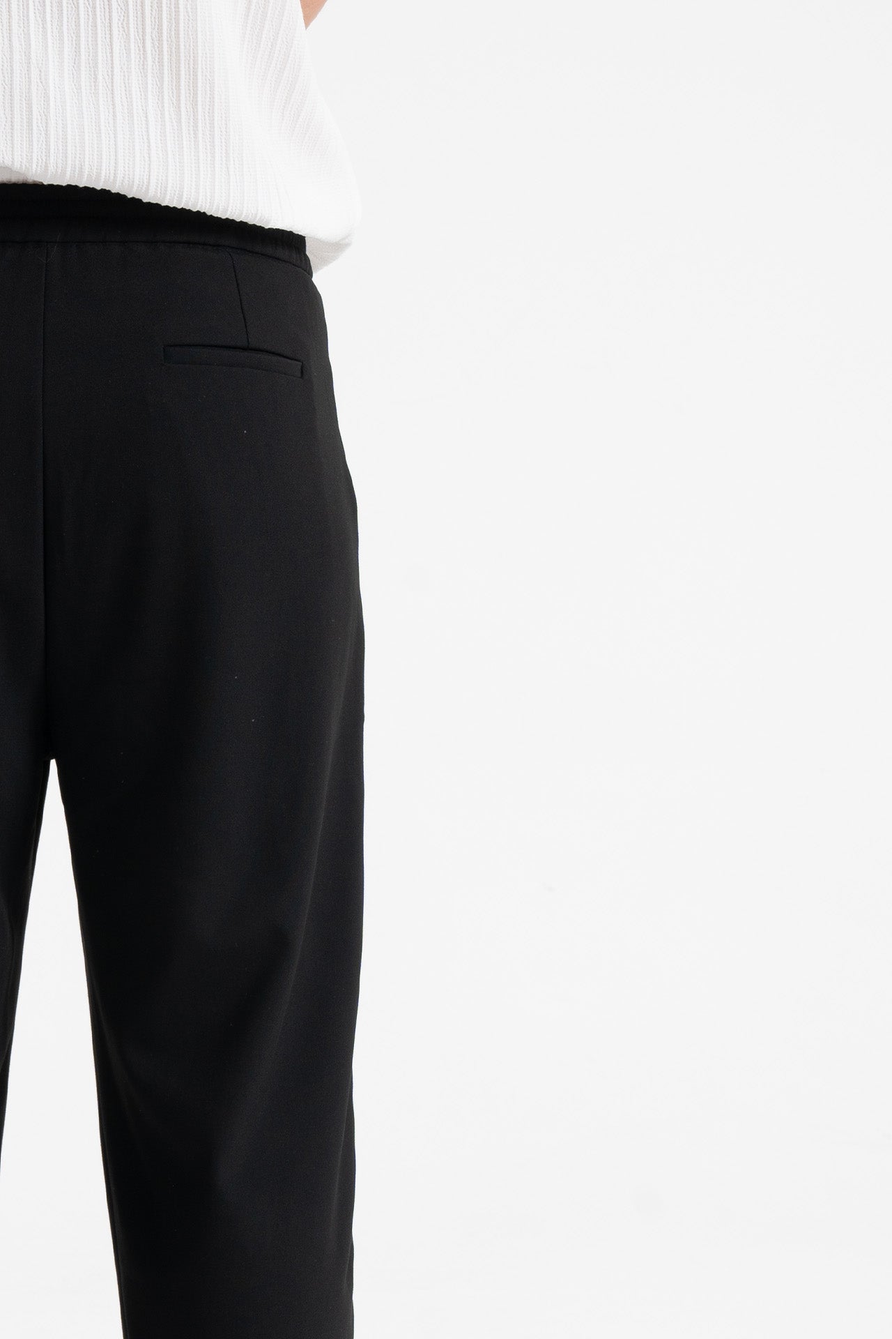 Baggy Fit Pileli Kumaş Pantolon